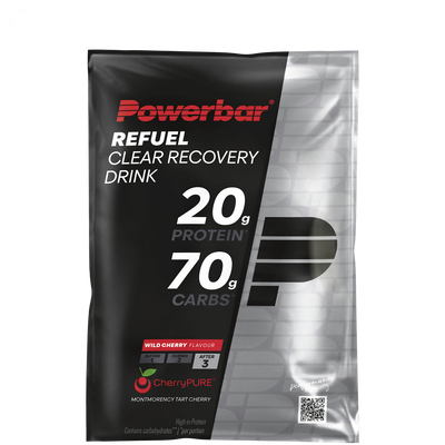 Powerbar REFUEL Clear Recovery Drink CherryPURE – Wild Cherry · 97 g Sachet