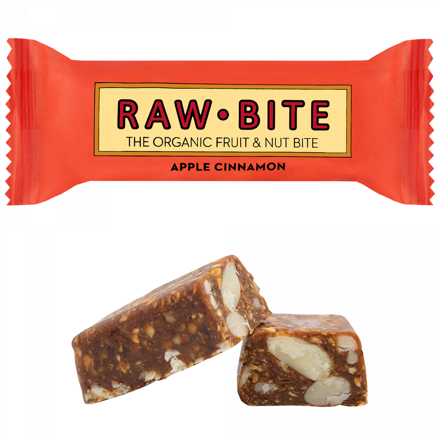 RAW BITE Organic Fruit & Nut Bite – Apfel-Zimt