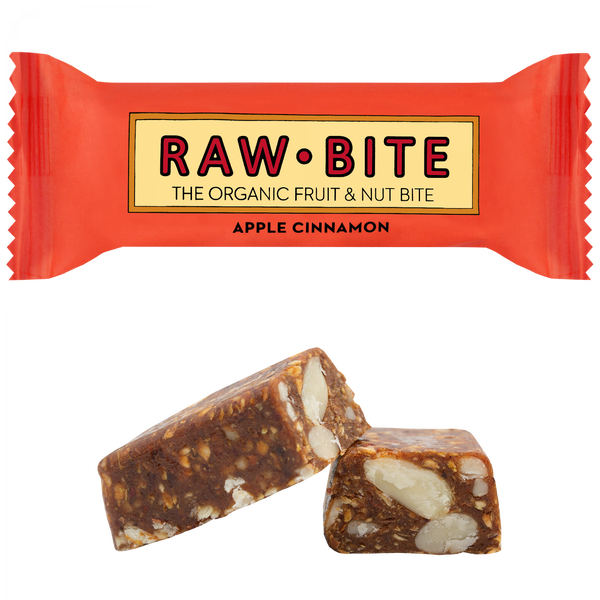 RAW BITE Organic Fruit & Nut Bite – Apfel-Zimt