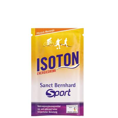 Sanct Bernhard Sport Isoton Energy Drink – Pfirsich-Maracuja · 36 g