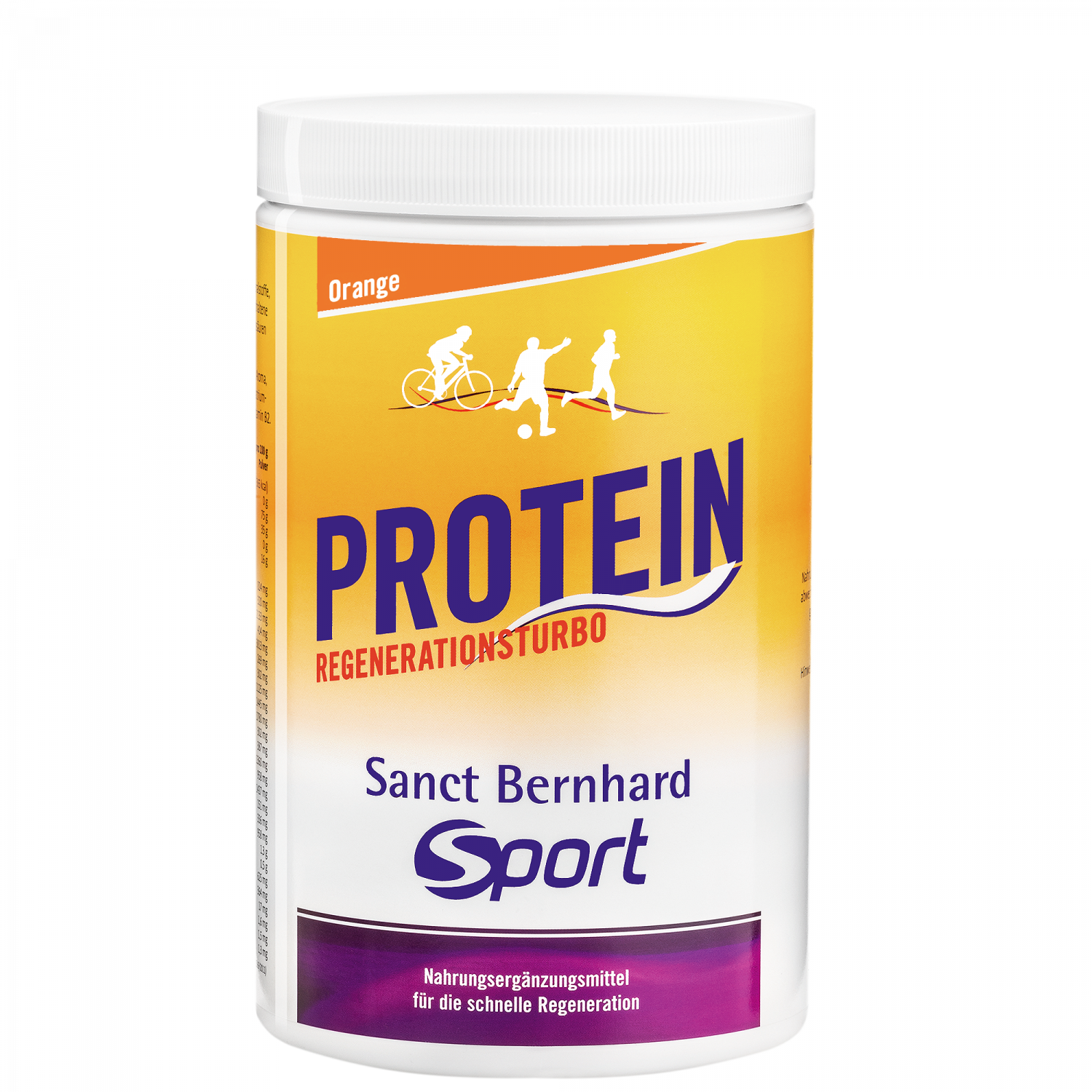 Sanct Bernhard Sport Protein-Regenerationsturbo – Orange · 725 g