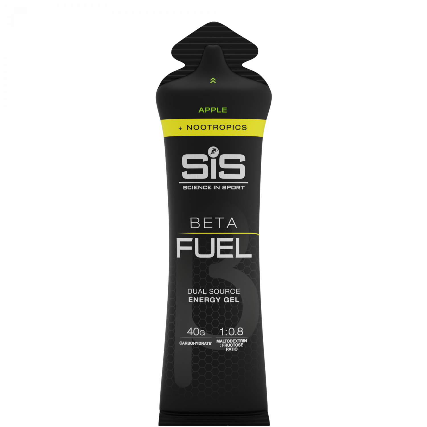 SiS Beta Fuel Energy Gel + Nootropics – Apfel