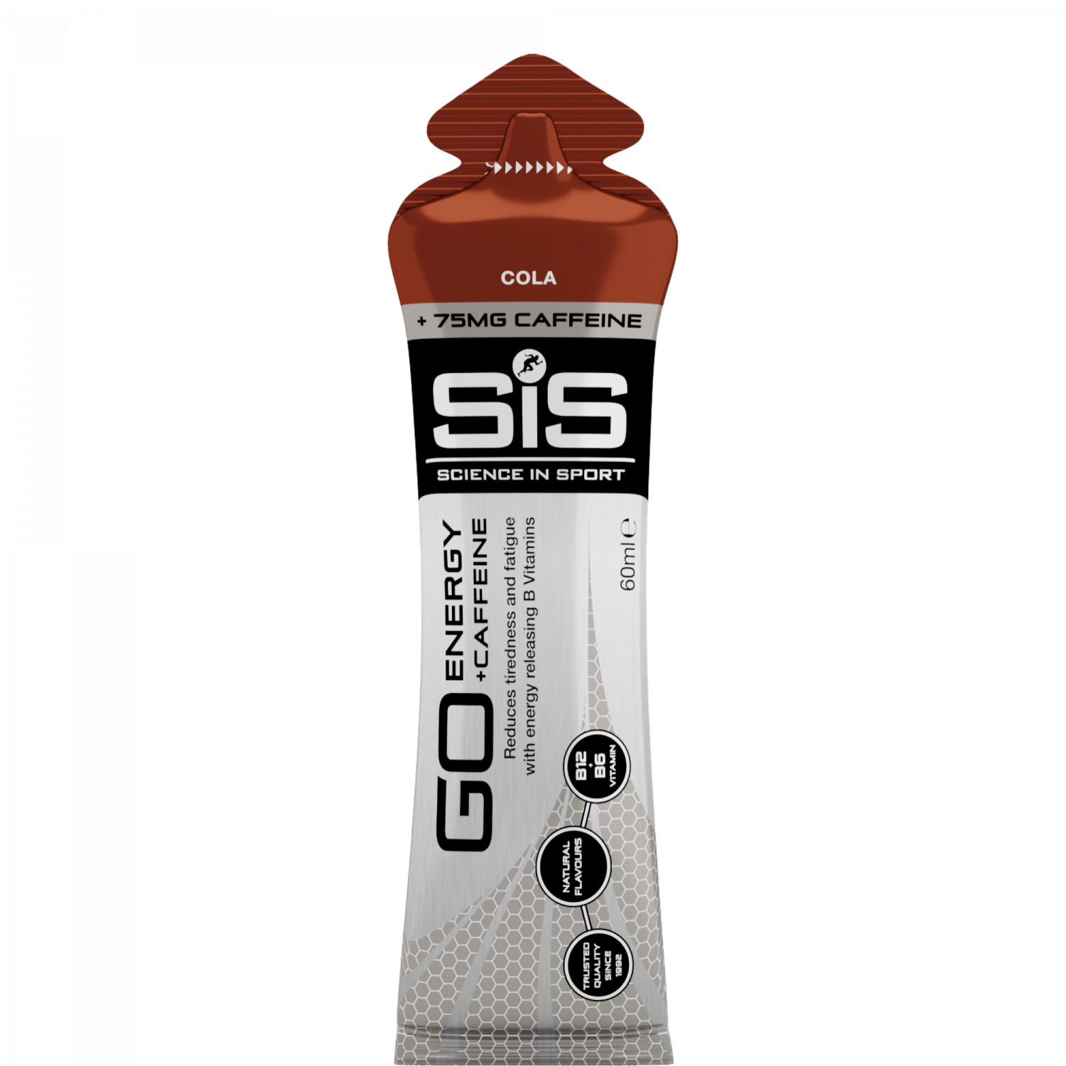 SiS GO Energy + Koffein Gel Cola 60ml – Koffein Gel Verpackung | FuelBox