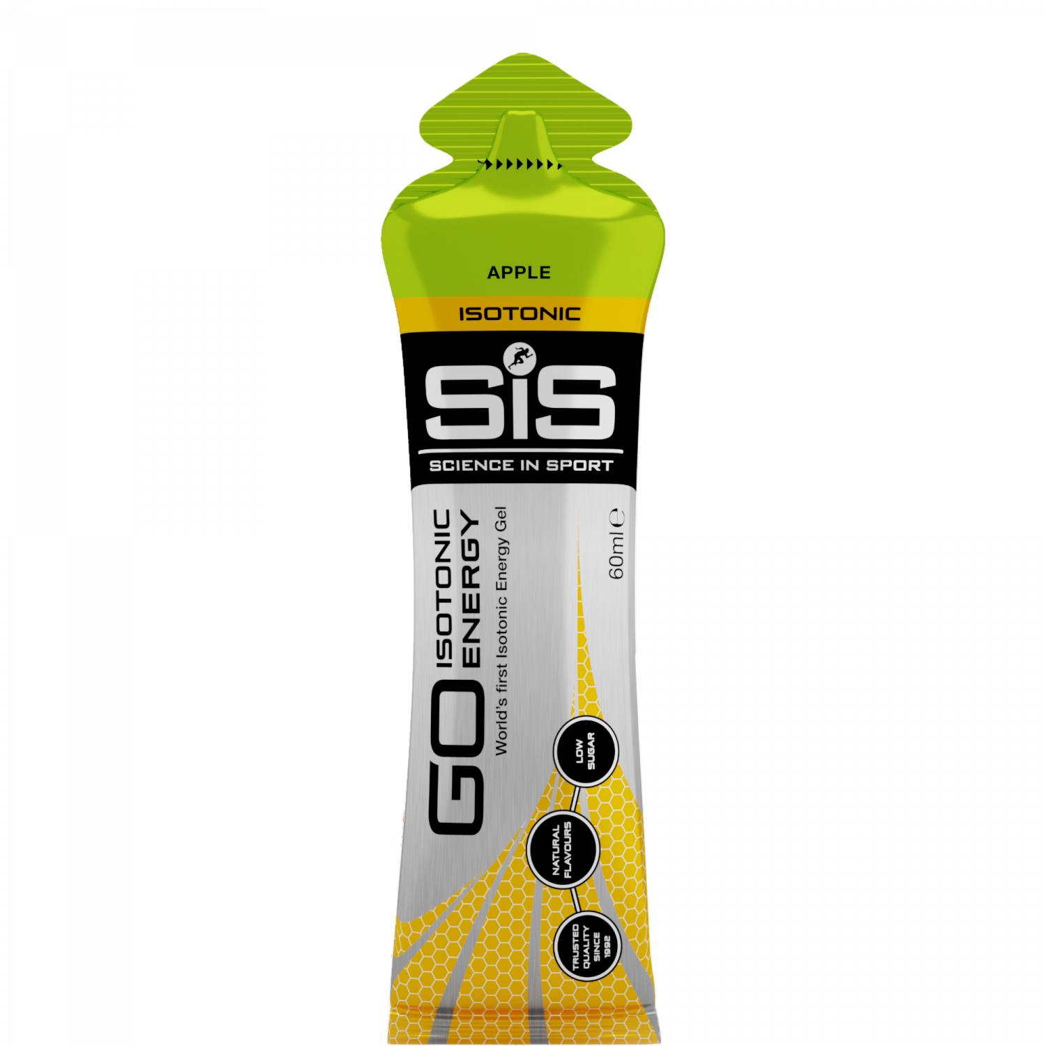 SiS GO Isotonic Energy Gel Apfel 60ml – Isotonic Gel Verpackung | FuelBox