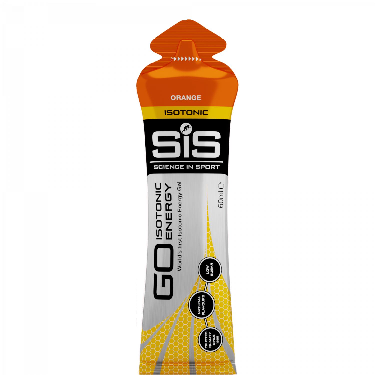 SiS GO Isotonic Energy Gel Orange 60ml – Isotonic Gel Verpackung | FuelBox