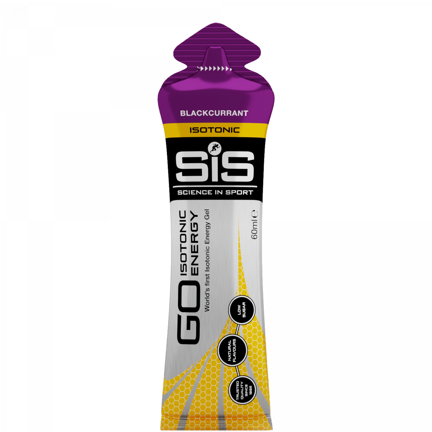 SiS GO Isotonic Energy Gel Schwarze Johannisbeere 60ml – Isotonic Gel Verpackung | FuelBox