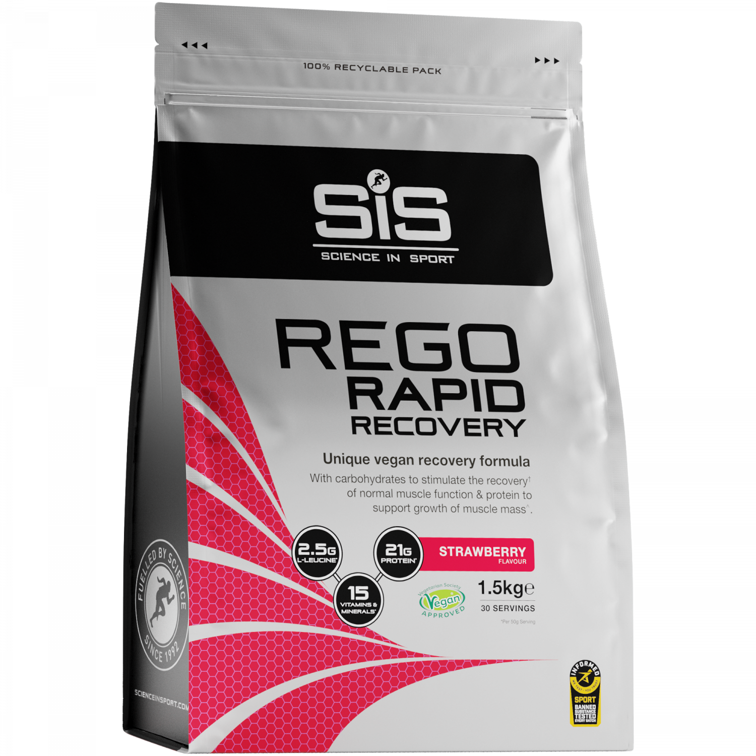 SiS REGO Rapid Recovery – Erdbeere · 1500 g