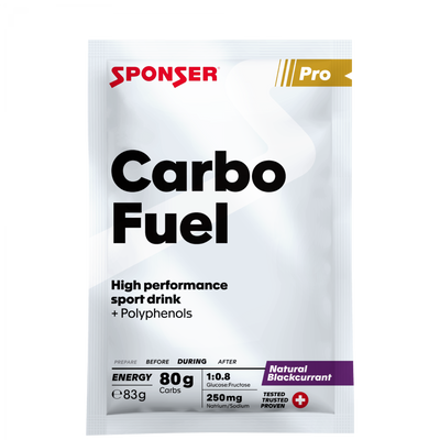 SPONSER Carbo Fuel – Schwarze Johannisbeere · 83 g