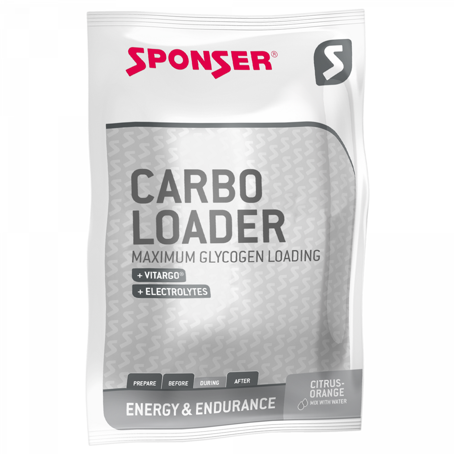 SPONSER Carbo Loader – Citrus-Orange · 75 g