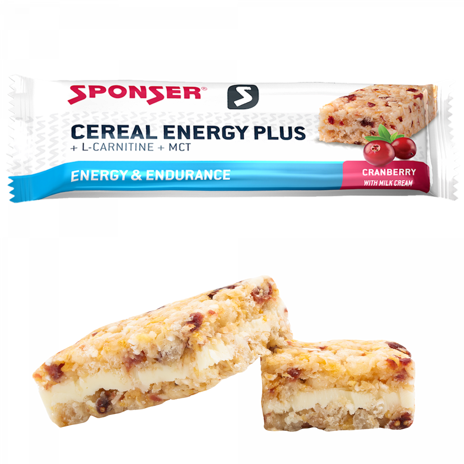 Sponser Cereal Energy Plus Bar – Preiselbeere