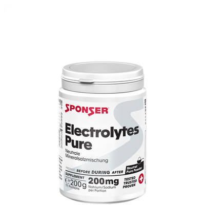 SPONSER Electrolytes Pure – Neutral · 200 g Dose