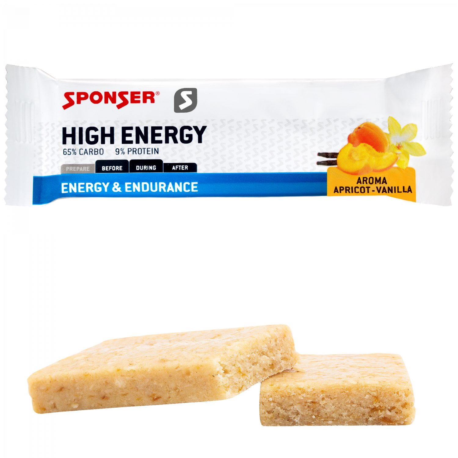 Sponser High Energy Bar – Aprikose-Vanille