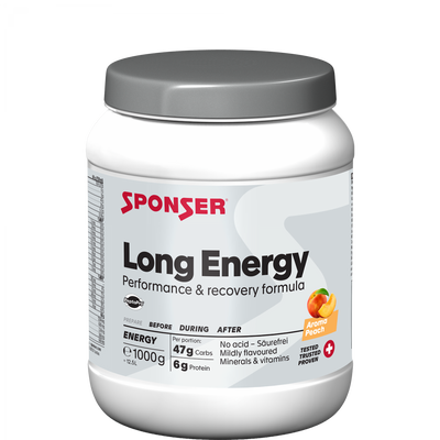 SPONSER Long Energy Peach – Pfirsich · 1000 g