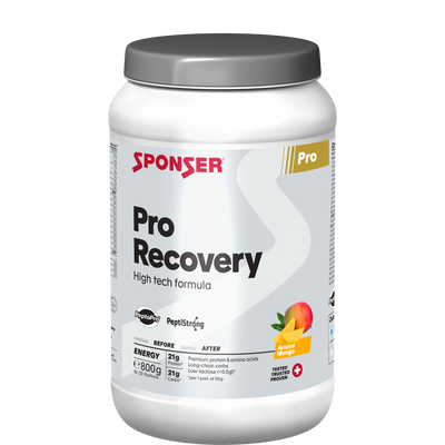 SPONSER Pro Recovery Shake – Mango · 800 g Dose