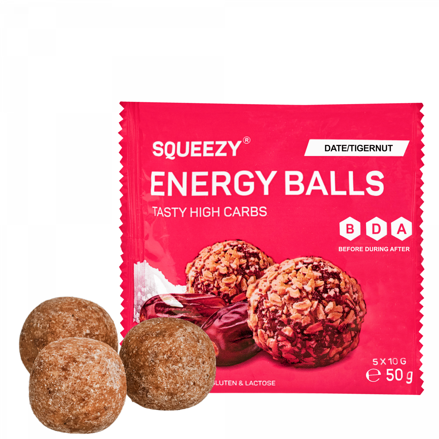 SQUEEZY Energy Balls – Dattel-Erdmandel