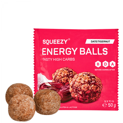 SQUEEZY Energy Balls – Dattel-Erdmandel