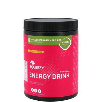 SQUEEZY Energy Drink BCAA – Zitrone · 650 g Dose