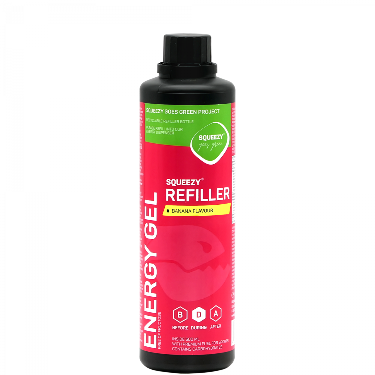 SQUEEZY Energy Gel Refiller 500ml – Banane