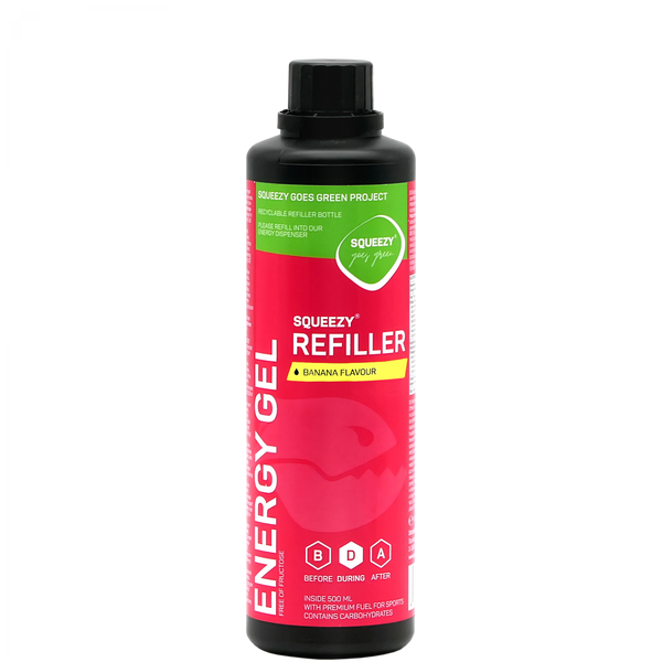 SQUEEZY Energy Gel Refiller 500ml – Banane