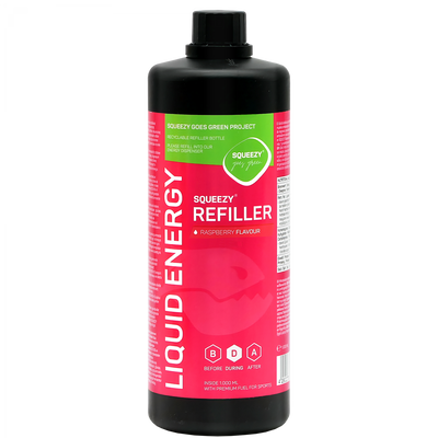 SQUEEZY Liquid Energy Gel Refiller 1000ml – Himbeere
